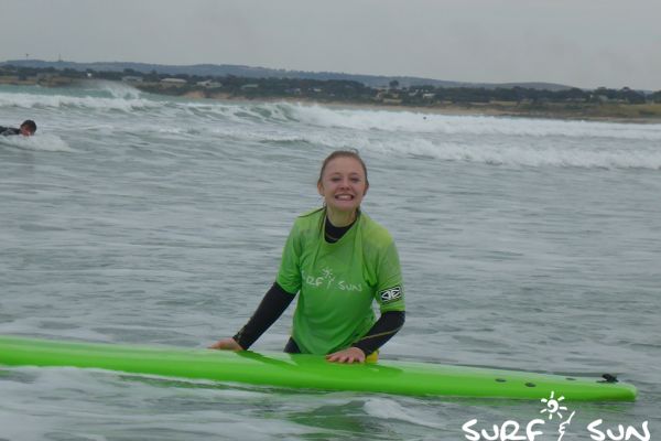 surfing lessons on the South Coast of SA