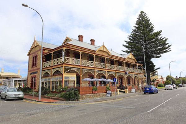 the Anchorage Hotel in Victor Harbor