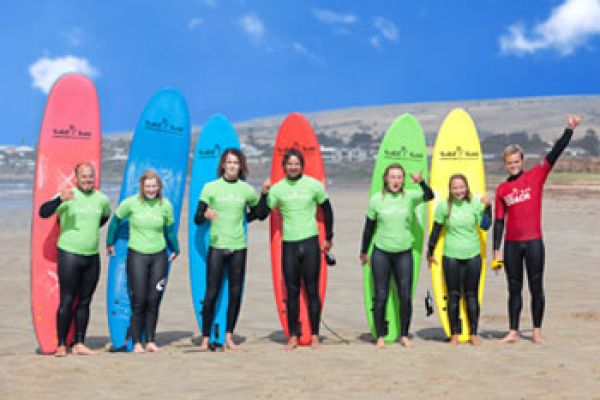 surfboard hire for surfing lessons